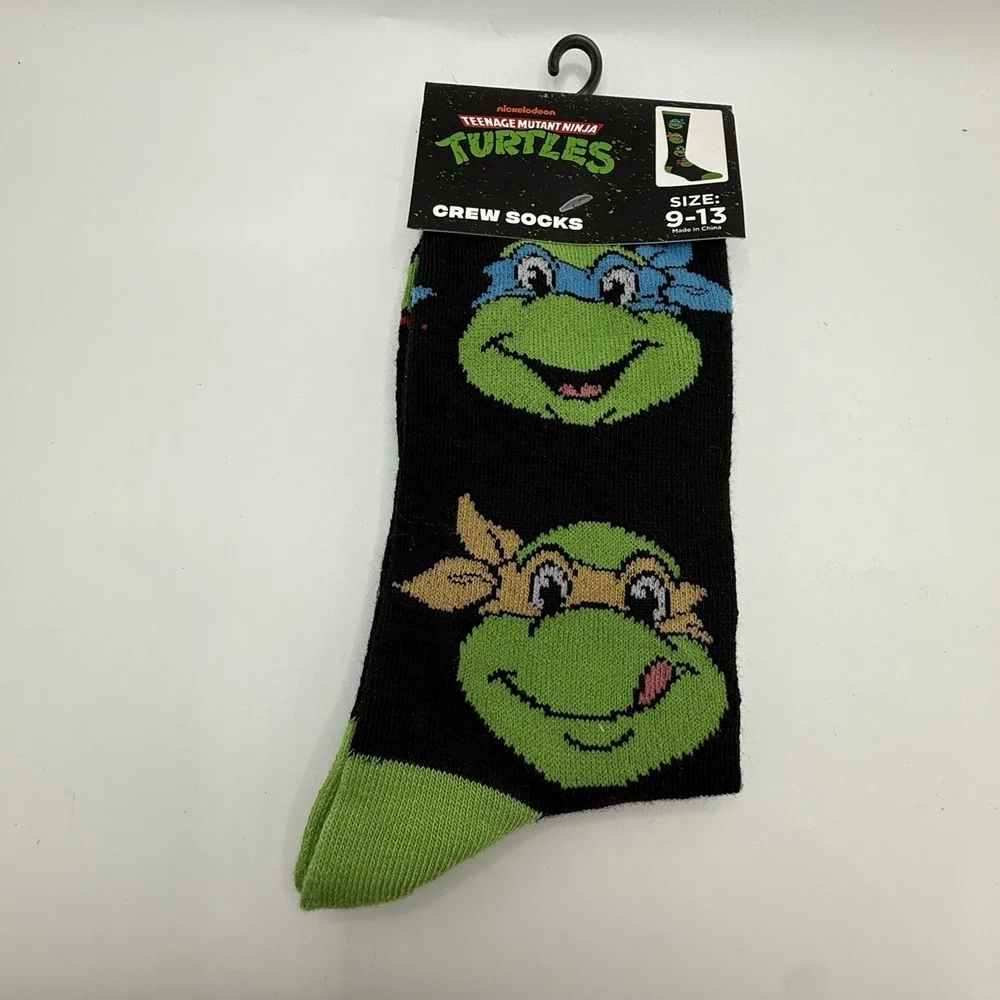 TMNT Teenage Mutant Ninja Turtles Crew Socks Cartoon Character Socks‎